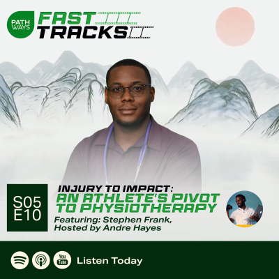 episode 52. Injury to Impact: An Athlete’s Pivot to Physiotherapy, with Stephen Frank artwork
