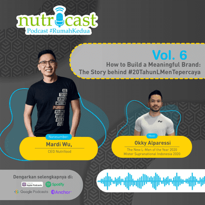 episode NutriCast Vol. 6 - How to Build a Meaningful Brand: The Story behind #20TahunLMenTepercaya artwork