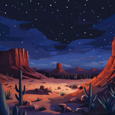 episode Silent Desert Night | Calm Desert Ambience and Deep Sleep Drone artwork