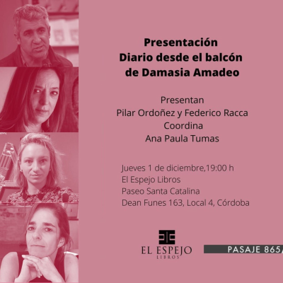 episode "Diario desde el balcón" , Pequeñas citas, hoy Damasia Amadeo artwork