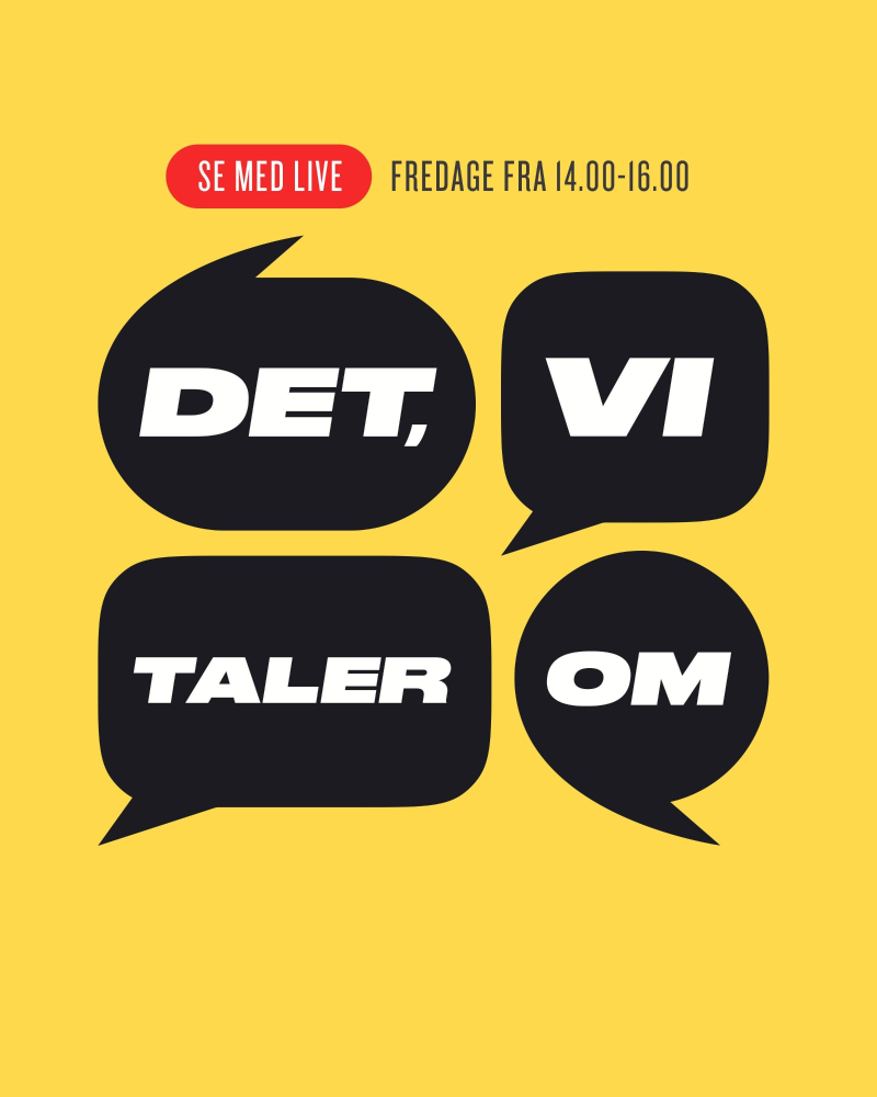 Cover image of "Det, Vi Taler Om"