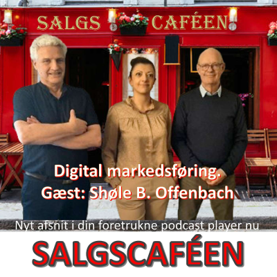 episode 29. Digital markedsføring. Gæst: Shøle B. Offenbach artwork