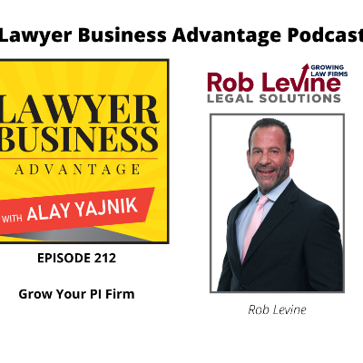 episode Grow Your PI Firm with Rob Levine artwork