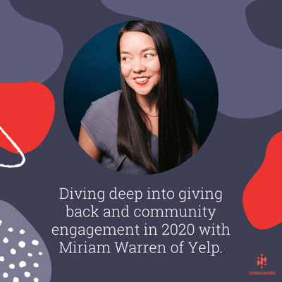 episode Going Beyond Statements to Making an Impact with Miriam Warren of Yelp | Episode 17 artwork