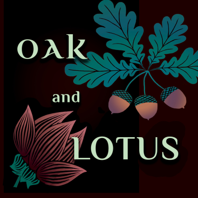 episode Celtic Spirituality Meets Eastern Traditions in Kenneth McIntosh's "Oak and Lotus" artwork