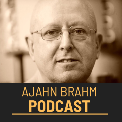 Kansikuva näyttelystä Ajahn Brahm Podcast