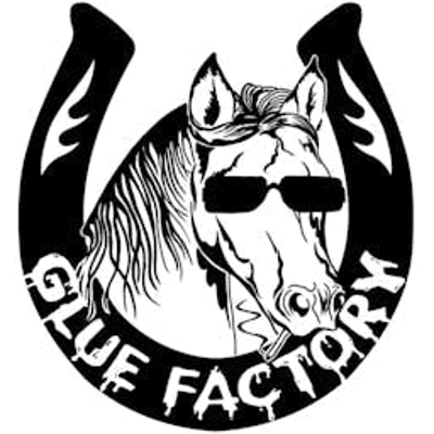Kansikuva näyttelystä Glue Factory Podcast