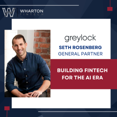 episode Greylock General Partner, Seth Rosenberg - Building Fintech for the AI Era artwork