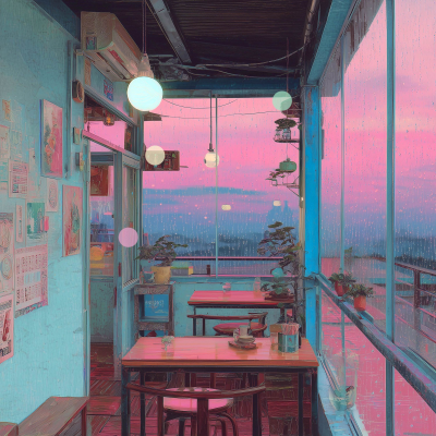 episode Café en Día Lluvioso | Ambiente Tranquilo en el Corazón de Hong Kong artwork