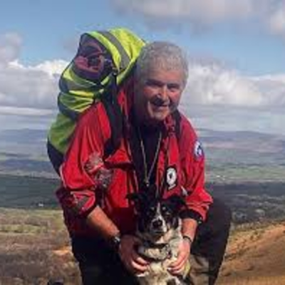 episode Tim Cain MBE - Mountain Rescue Search Dog Handler, Outdoor First Aid trainer and former British Army infantry officer. artwork
