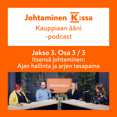 episode Jakso 3: osa 3 / 3 – Itsensä johtaminen: Ajanhallinta ja arjen tasapaino artwork