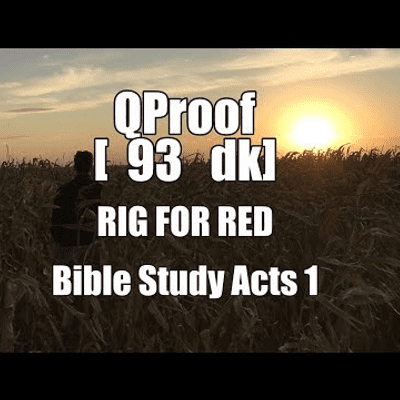 episode QPROOF [93 dk] - Rig for Red! Bible Study Acts 1 - B2T Show Nov 3 artwork