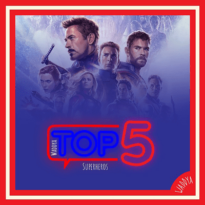 episode The Top 5 Superheroes artwork