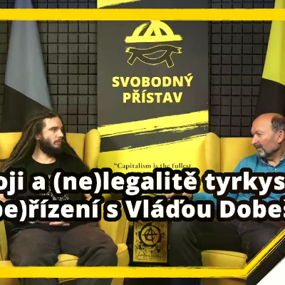 episode Studio Svobodného přístavu: O vývoji a (ne)legalitě tyrkysového (sebe)řízení s Vláďou Dobešem artwork