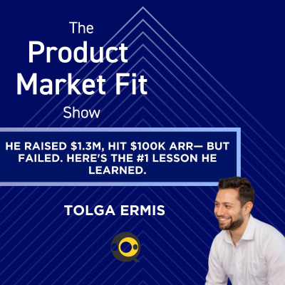 episode He raised $1.3M, hit $100K ARR—but failed. Here's the lesson every founder needs to hear. | Tolga Ermis, Founder of PromiseQ artwork