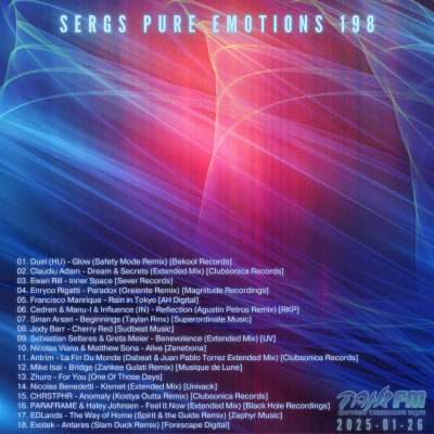episode SergS - Pure Emotions 198 (2025-01-26) artwork