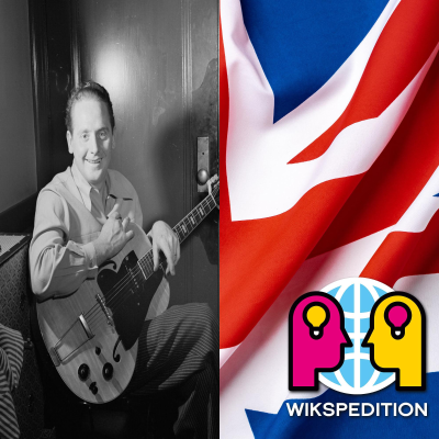 episode S01E69 - Les Paul, Union Jack artwork
