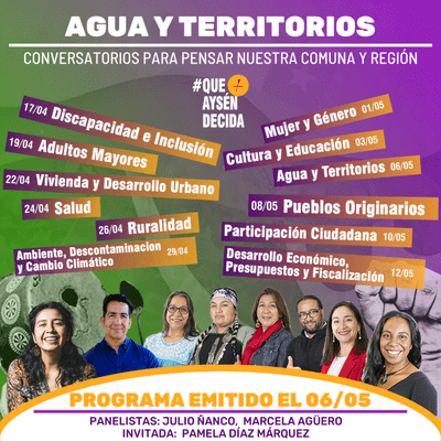 episode AGUA Y TERRITORIOS | CICLO DE CONVERSACIONES PARA PENSAR NUESTRA COMUNA Y REGION: artwork