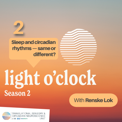 episode Season 2 – Episode 2: Sleep and circadian rhythms – same or different? artwork