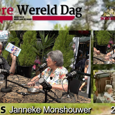 episode Janneke Monshouwer, informatie en inspiratie - verslag van De Andere Wereld dag, Bosvreugd Tilburg artwork