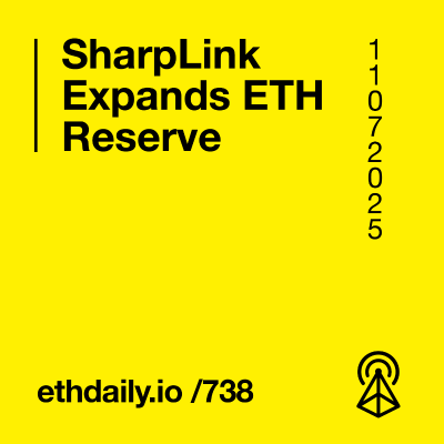 episode SharpLink Expands ETH Reserve artwork