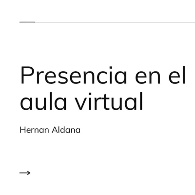 episode Presencia en el Aula Virtual artwork