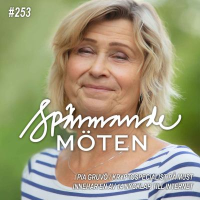 episode #253 Pia Gruvö, kryptospecialist på MUST, innehar en av 14 nycklar till internet artwork