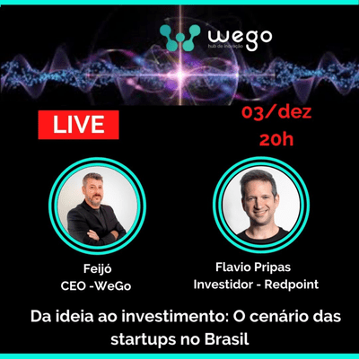 episode Ep. 31 - Da ideia ao investimento: O cenário das startups no Brasil | Com Flávio Pripas da RedPoint artwork