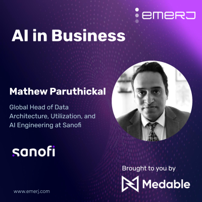 episode How AI Is Transforming Clinical Trials and Data Access - with Mathew Paruthickal of Sanofi artwork