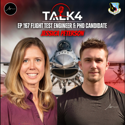 episode She Helped Create the System That’s Saved 13+ Fighter Pilots | Jessica "Sting" Peterson | TALK4 167 artwork