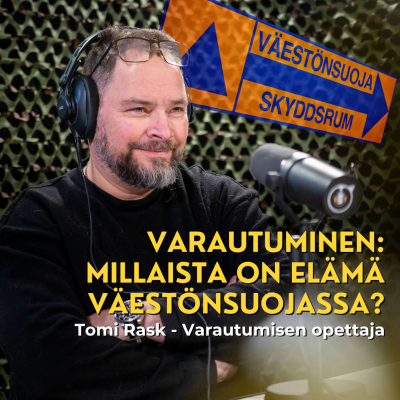 episode Varautuminen - Millaista on elämä väestönsuojassa? Tomi Rask artwork