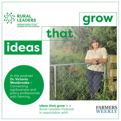 episode Victoria Westbrooke |Connecting agribusiness and policy professionals with farming artwork