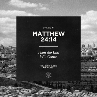 episode Then the End Will Come // MATTHEW 24:14 with GABRIEL CALIGIURI artwork