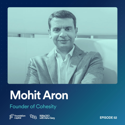 episode How to Build a Multi-Billion-Dollar Software Business (Mohit Aron, Founder of Cohesity) artwork