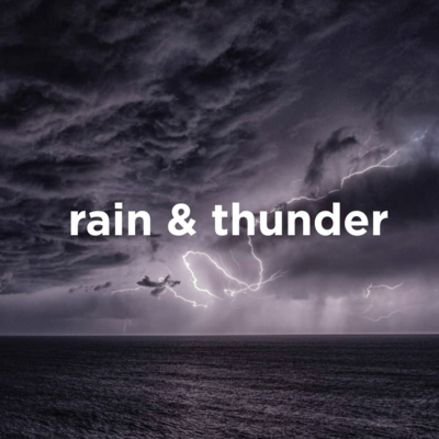 episode Rain & Thunder White Noise to Sleep, Study or Relax (2 Hours, Loopable) artwork