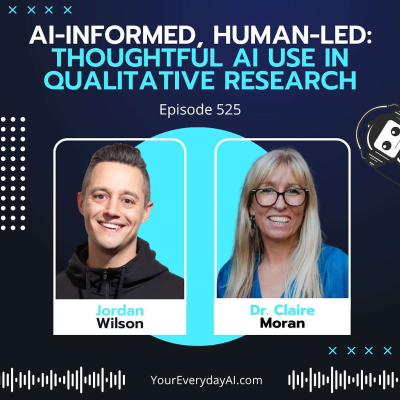 episode EP 525: AI-Informed, Human-Led: Thoughtful AI Use in Qualitative Research artwork