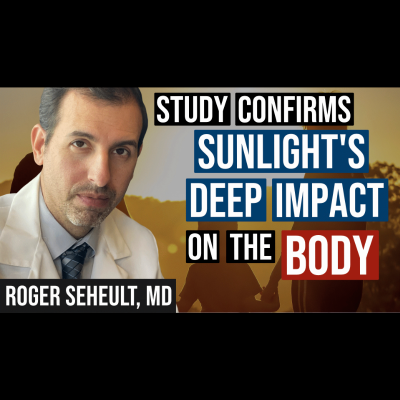 episode Episode 132. Sunlight and NIR Pass Through the Body and Can Affect Distant Cells artwork
