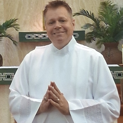 episode Deacon Mario Butzner: Homily - October 19, 2025 - Keep Knocking - God Is Home artwork