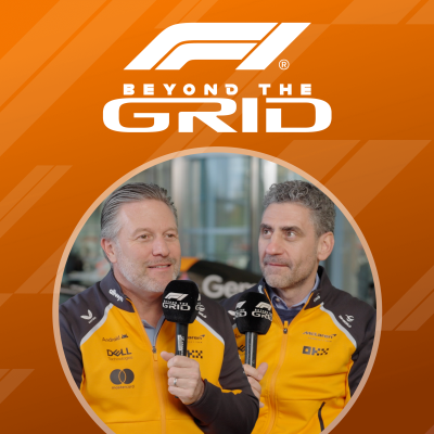 episode Andrea Stella + Zak Brown: McLaren’s transformation + the Drivers’ Championship race artwork