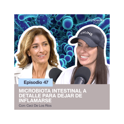 episode Phitlosofía - Microbiota Intestinal a detalle para dejar de inflamarse - T.05 Ep.47 artwork