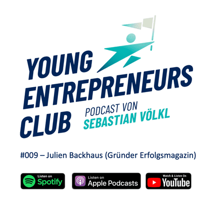 episode #009 - Julien Backhaus (Founder ERFOLG Magazin) artwork