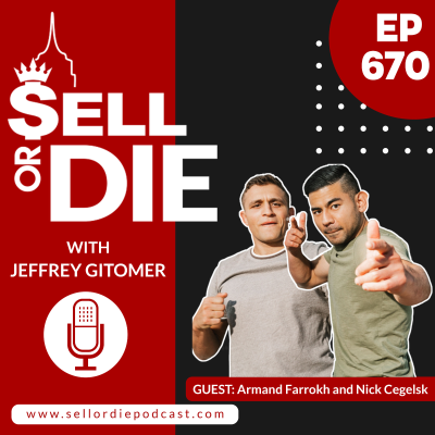 episode Cold Calling Sucks and That's Why it Works with Armand Farrokh and Nick Cegelski artwork