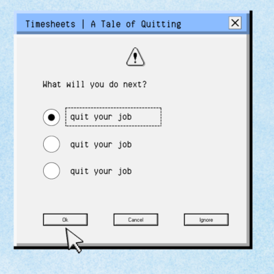 episode Timesheets | A Tale of Quitting artwork