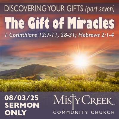 episode 08/03/25 Sermon: "The Gift of Miracles" artwork