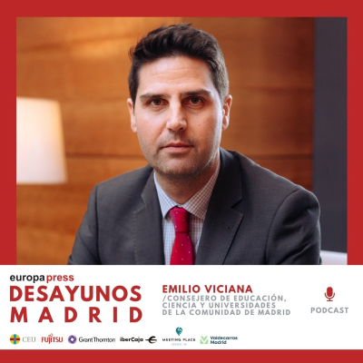 episode Emilio Viciana, consejero de Educación, Ciencia y Universidades de la Comunidad de Madrid artwork
