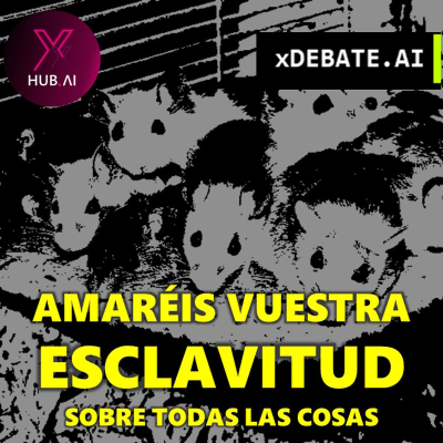 episode T4.E74. xDEBATE.AI : AMARÉIS VUESTRA ESCLAVITUD SOBRE TODAS LAS COSAS Libertad en la era de la Inteligencia Artificial artwork