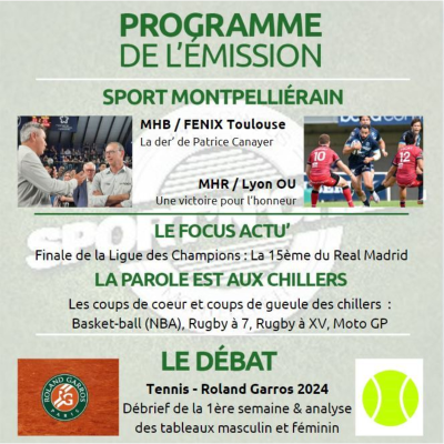 episode Sport'n'Chill S09E28 - Lundi 3 Juin artwork