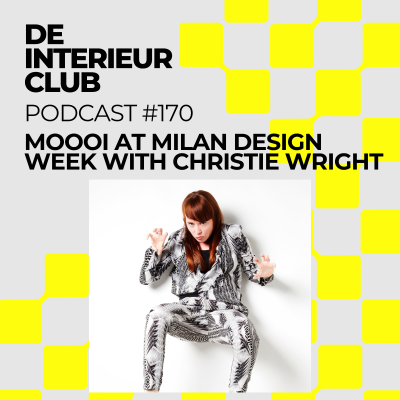 episode #170: Moooi at Milan Design Week 2025 with Art Director Christie Wright artwork