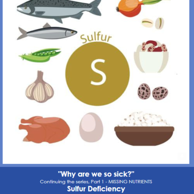 episode Why are we so sick? Continuing the series, Part 1 - MISSING NUTRIENTS Sulfur Deficiency artwork