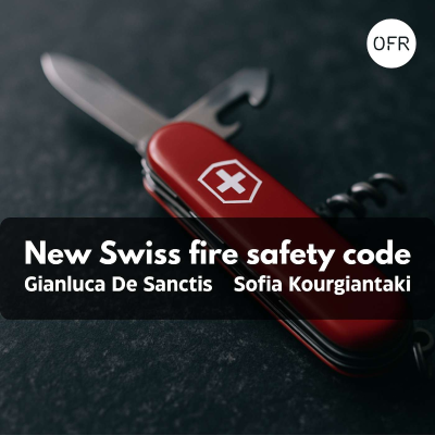 episode 226 - New Swiss fire safety code with Gianluca De Sanctis and Sofia Kourgiantaki artwork